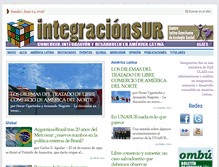 Tablet Screenshot of integracionsur.com